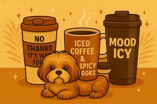Pup Surrounded by Custom Dual Threads Mugs and Tumblers