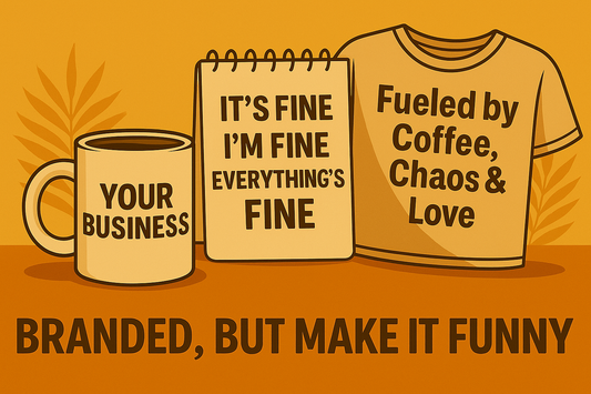 Branded, but Make It Funny: Custom Merch for Small Biz Owners With Personality