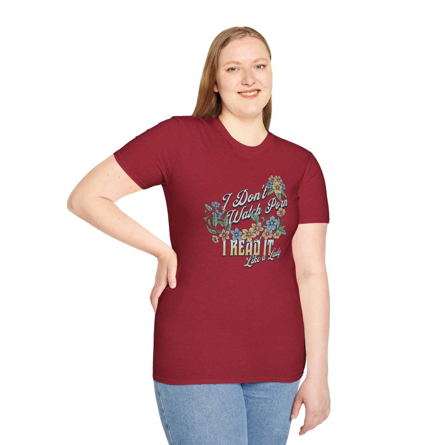 I Don’t Watch Porn, I Read It Unisex Graphic T-Shirt