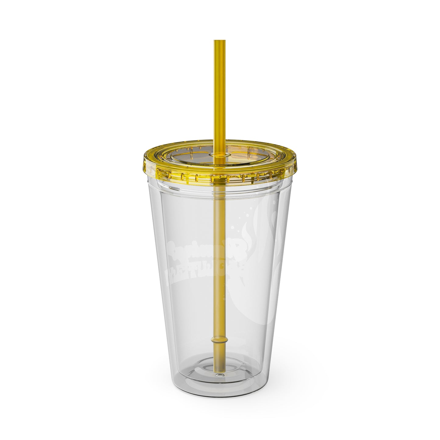 Flaming Pride 16oz Insulated Tumbler with Straw