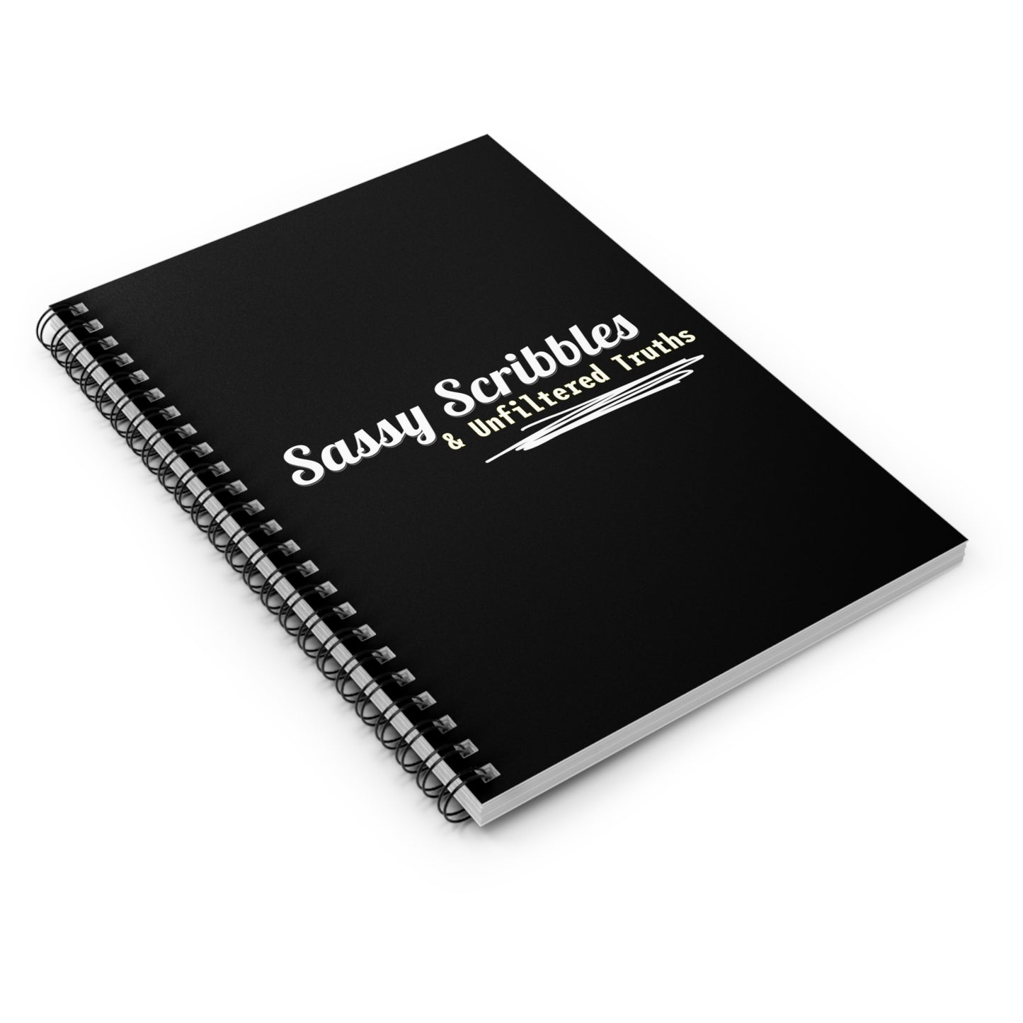 Sassy Scribbles & Unfiltered Truths Journal Notebook