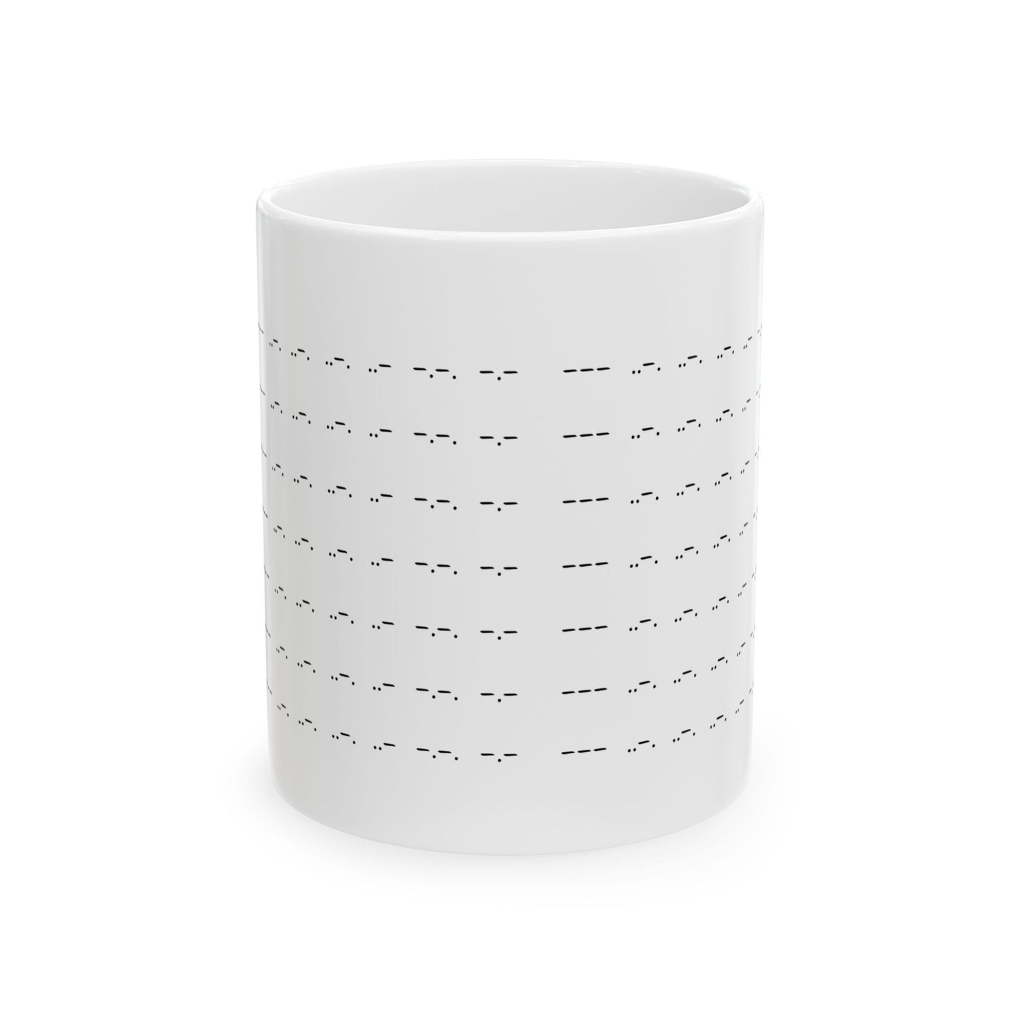 "Tap Tap Nope" Morse Code Ceramic Mug