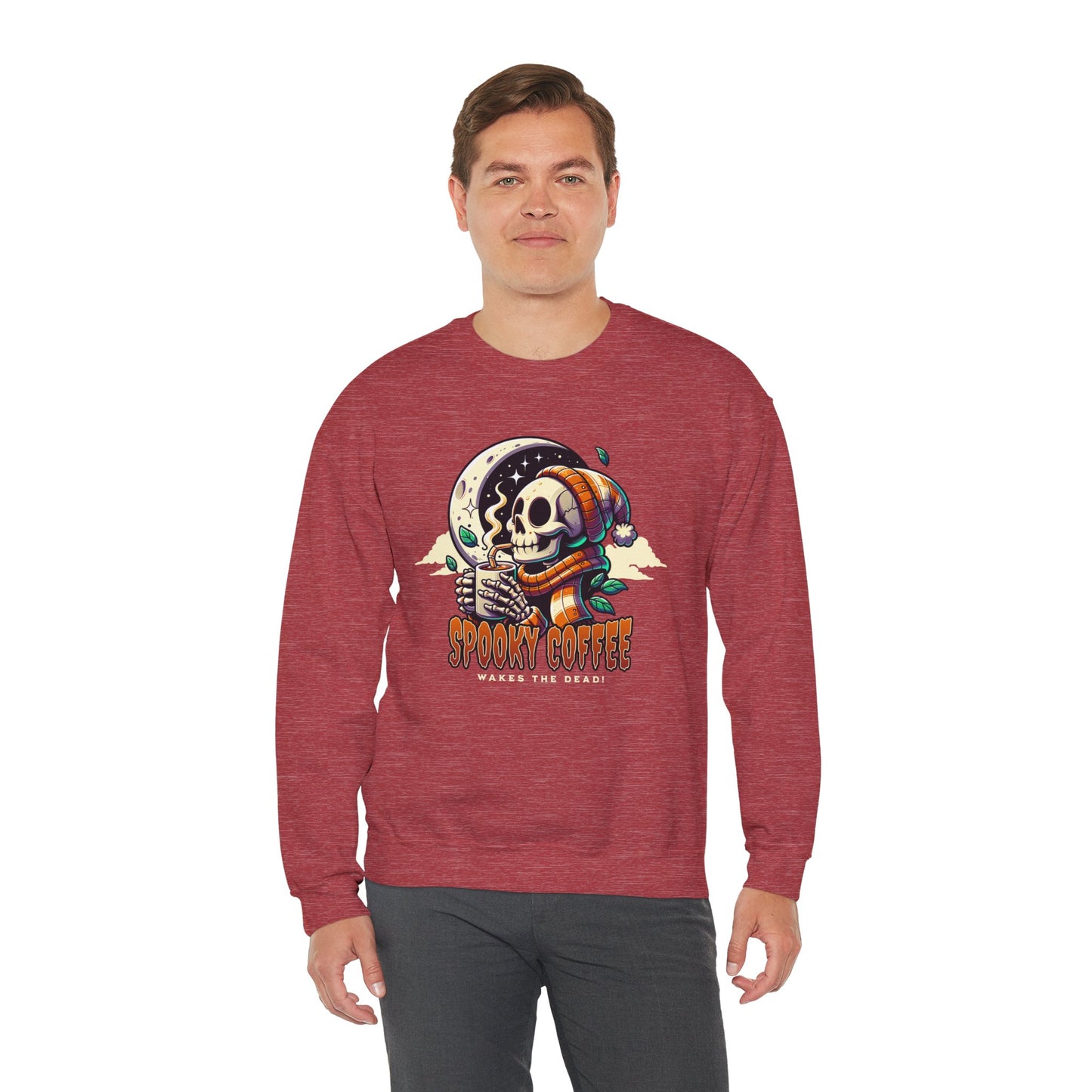 Spooky Coffee Crewneck Sweatshirt