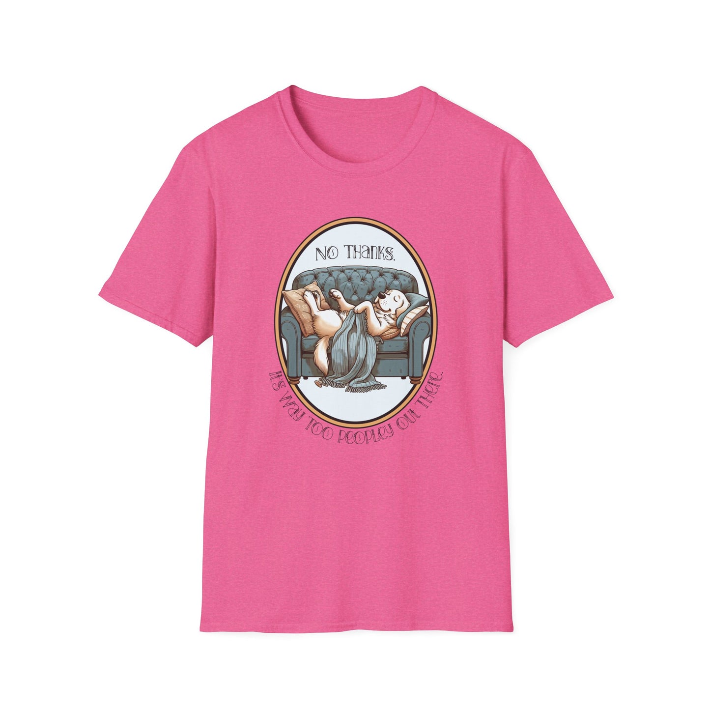 Way Too Peopley Out There Unisex Graphic T-Shirt