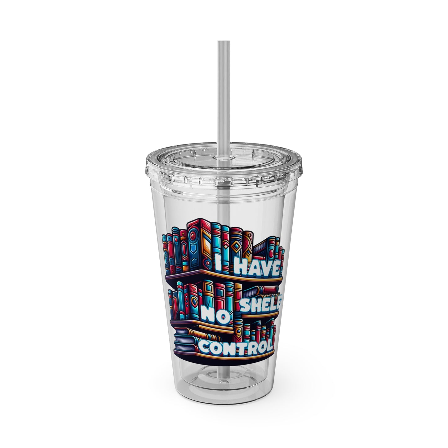 No Shelf Control 16oz Insulated Tumbler with Straw