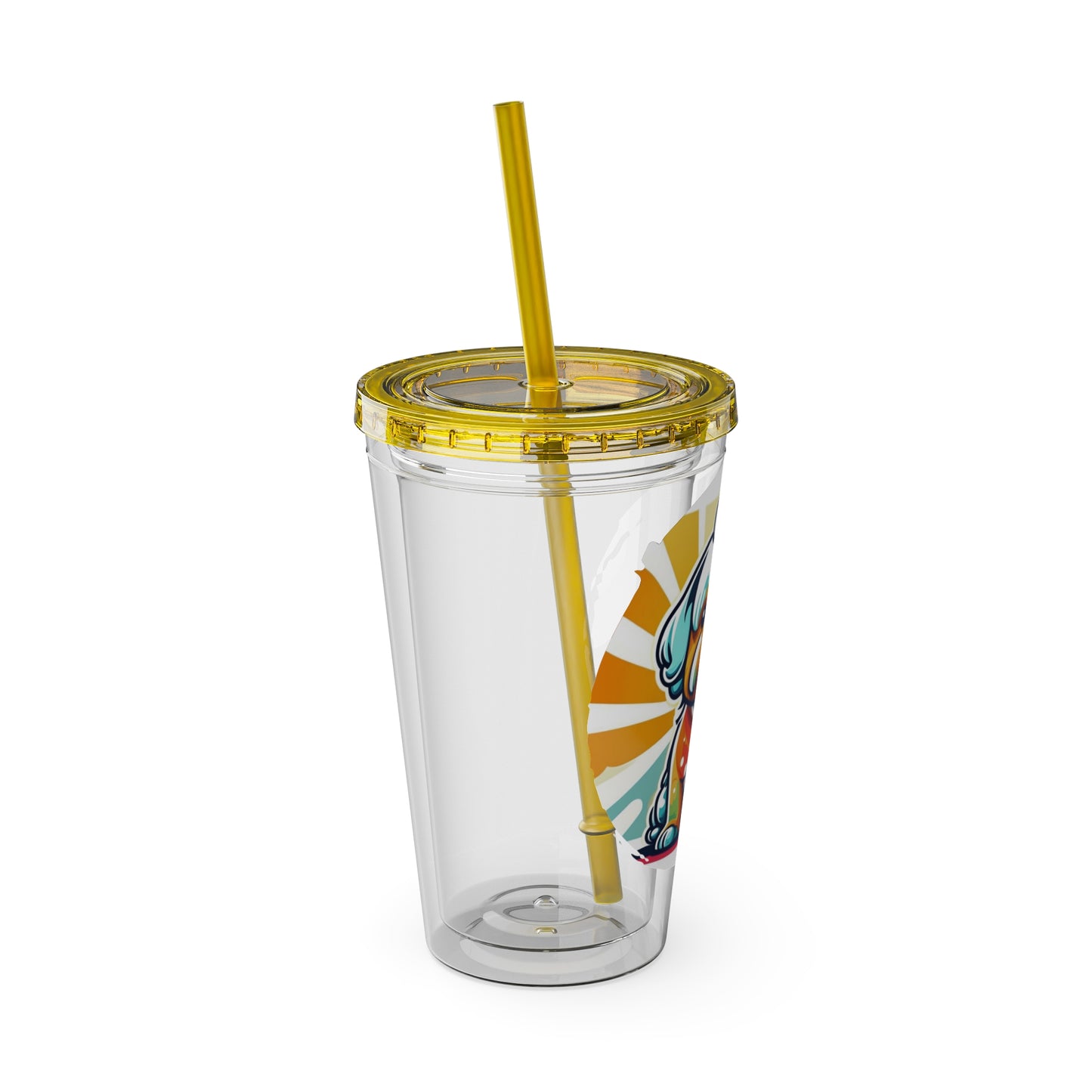 Shih Tzu 16oz. Insulated Tumbler with Straw