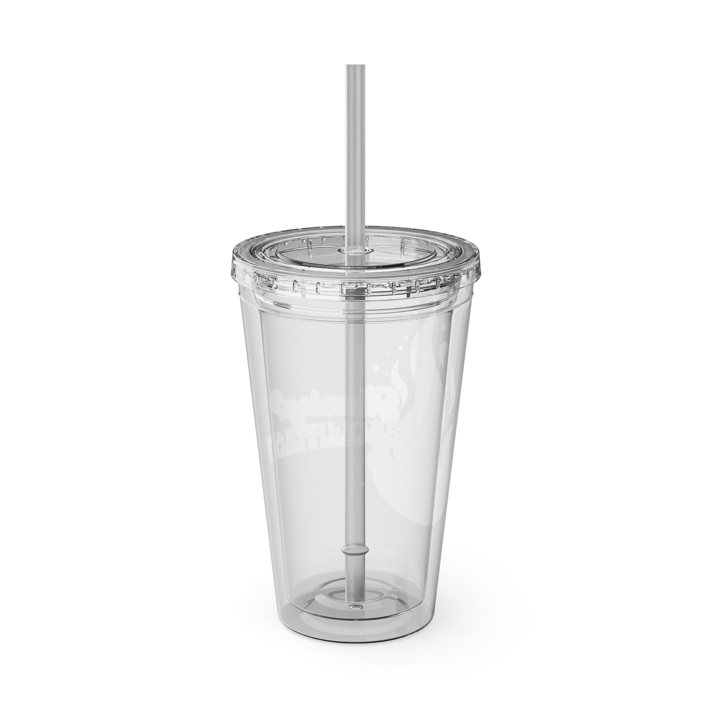 Flaming Pride 16oz Insulated Tumbler with Straw