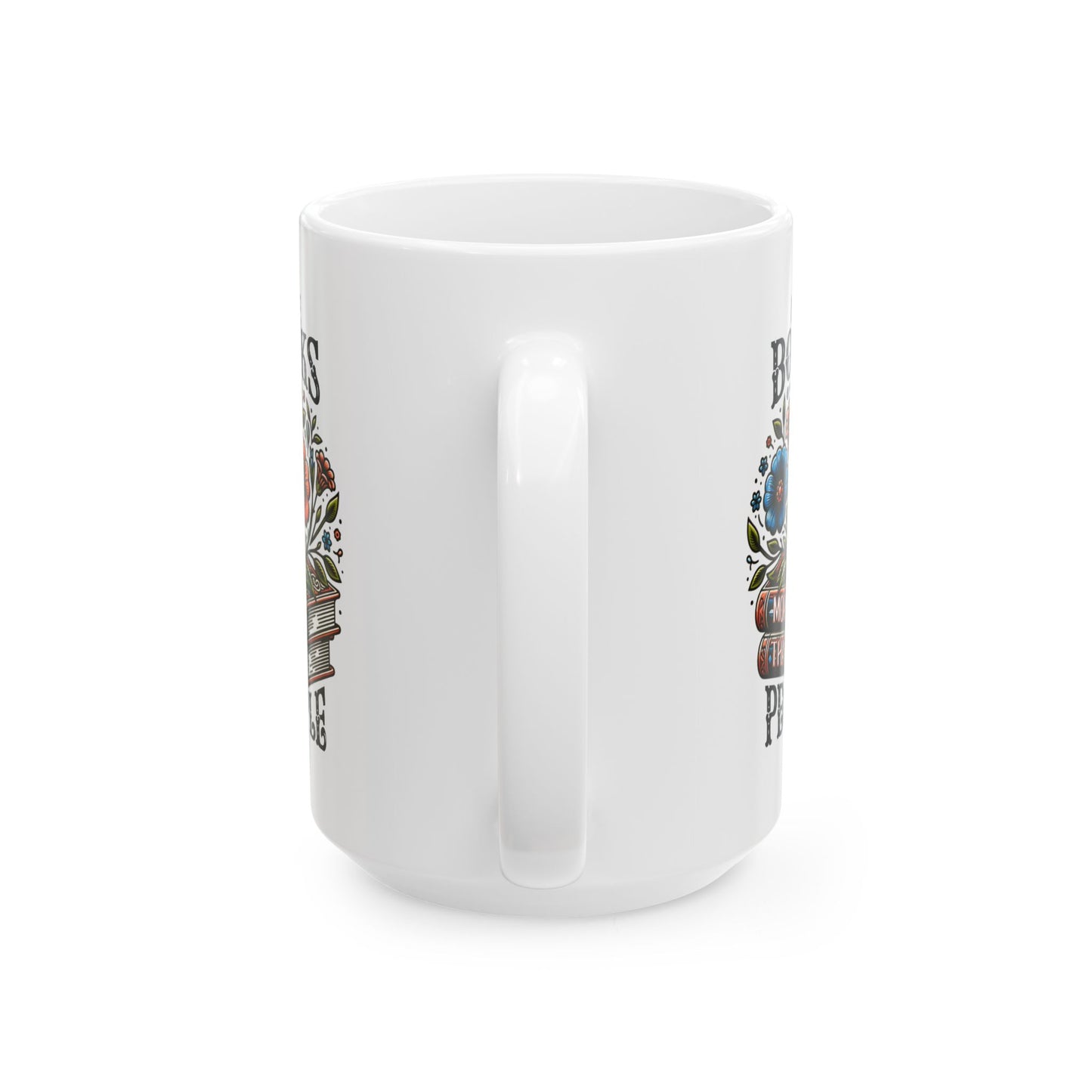 Books More Than People Ceramic Mug