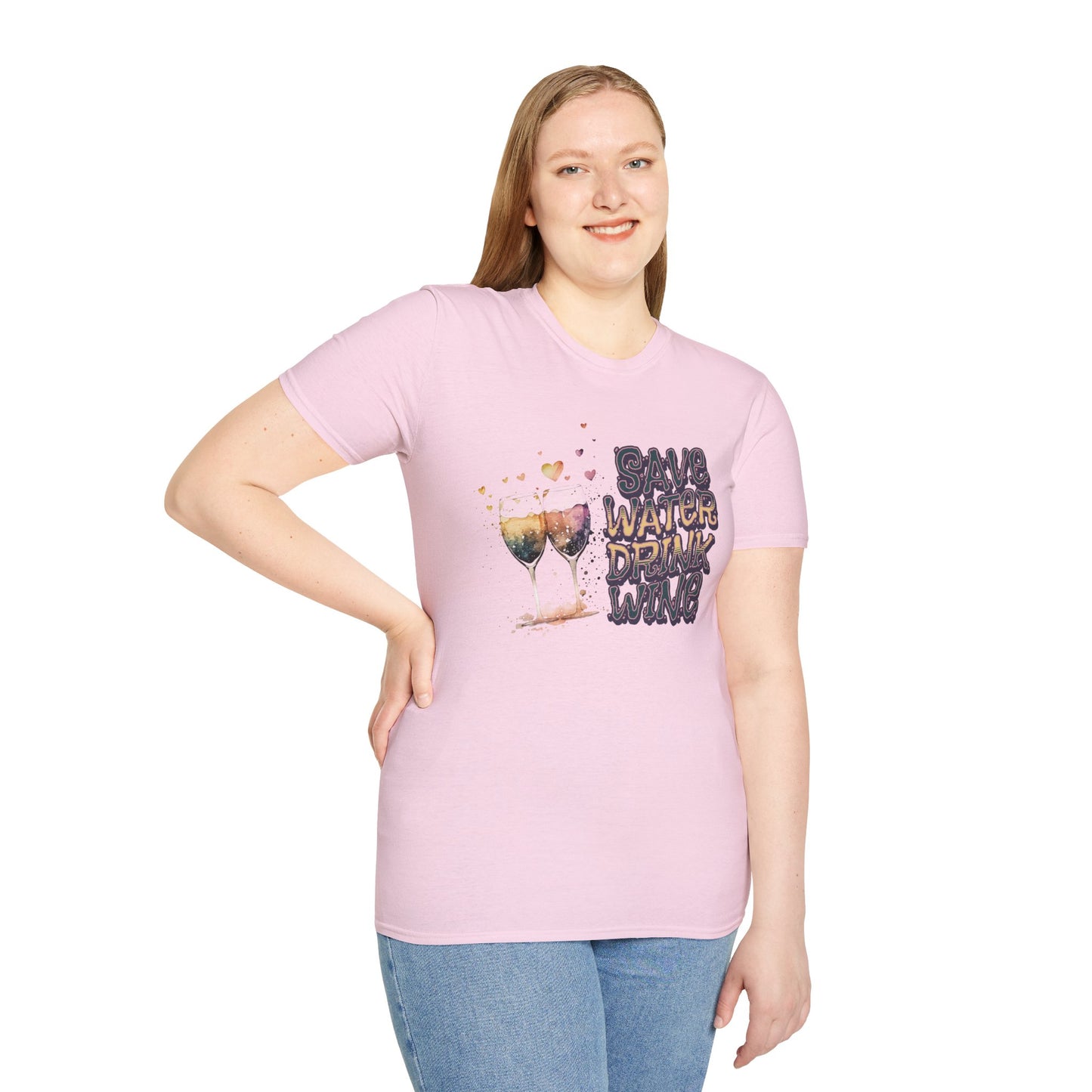 Save Water Drink Wine Unisex T-Shirt