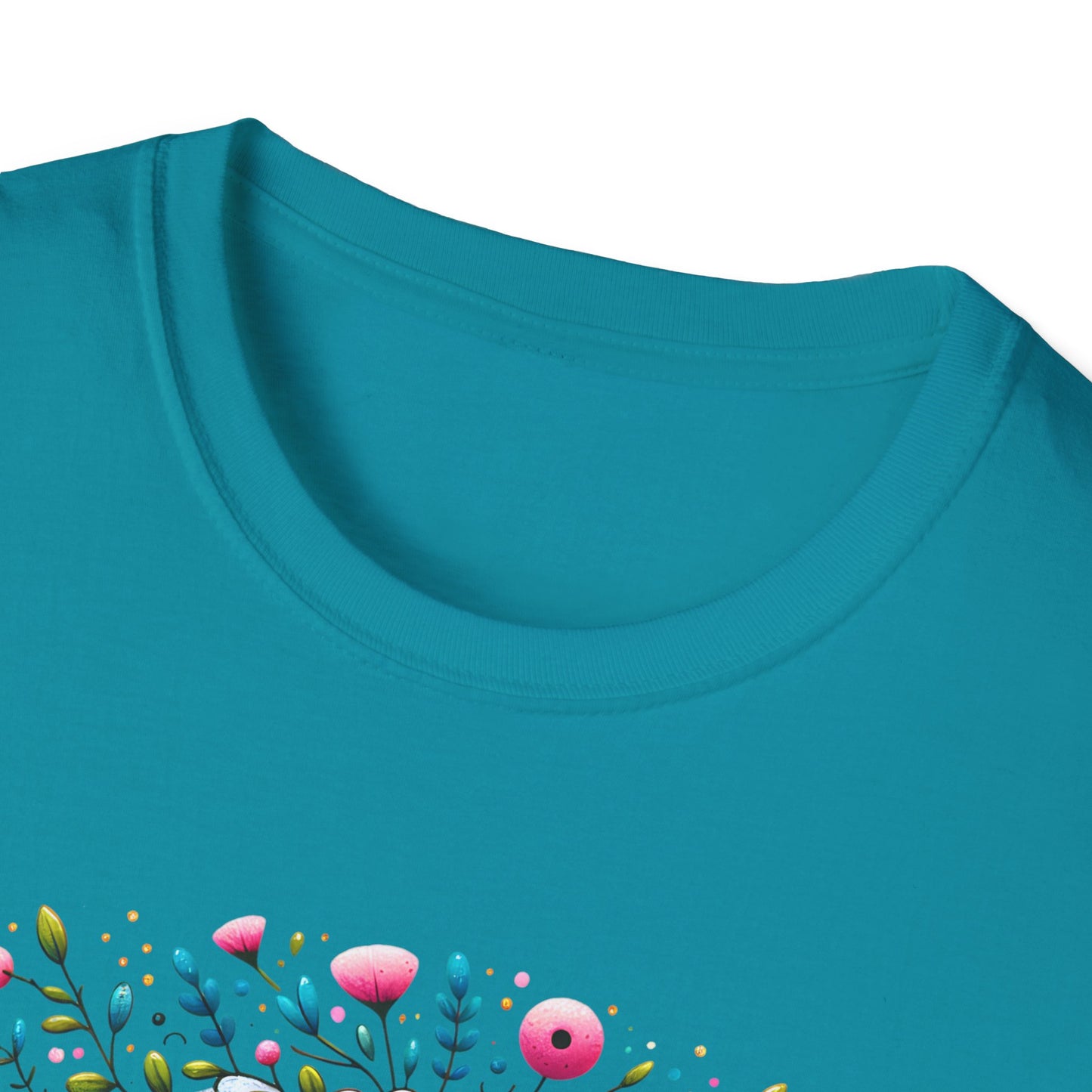 Floral Sugar Skull Unisex Graphic T-Shirt