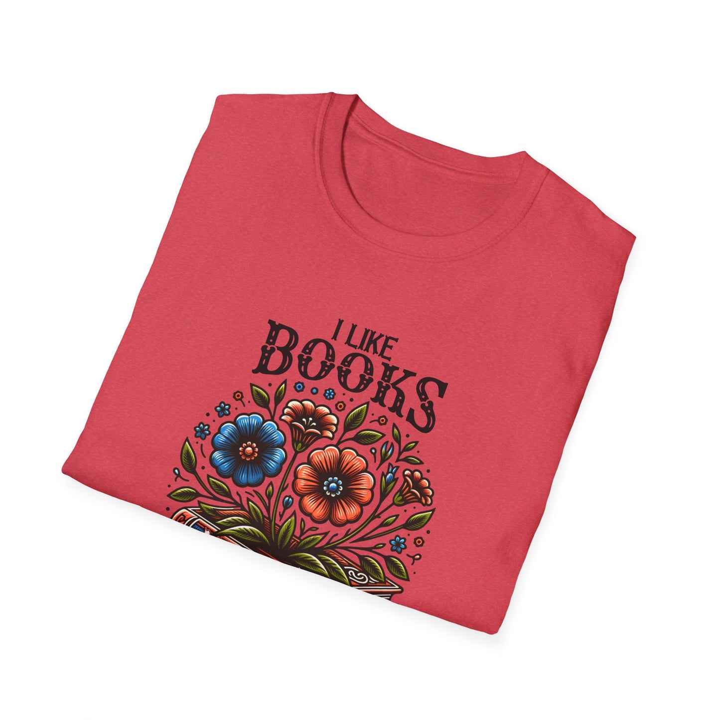 Books More Than People Unisex Graphic T-Shirt