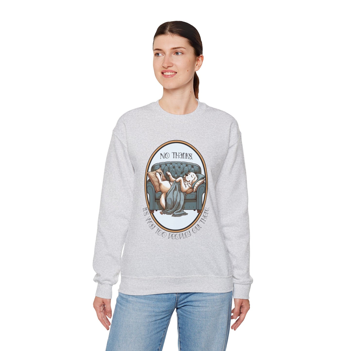 No Thanks Unisex Crewneck Sweatshirt