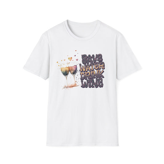 Save Water Drink Wine Unisex T-Shirt
