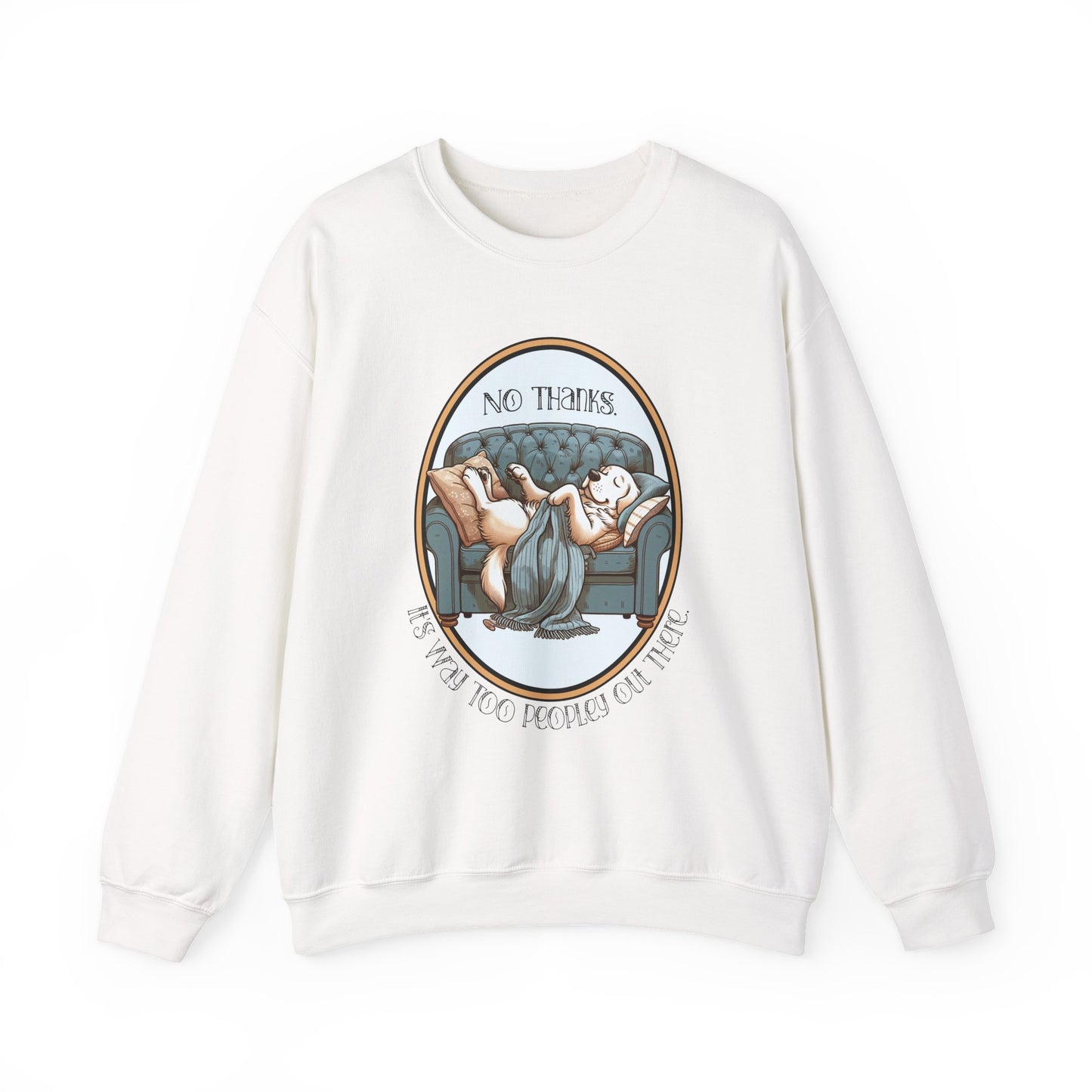 No Thanks Unisex Crewneck Sweatshirt