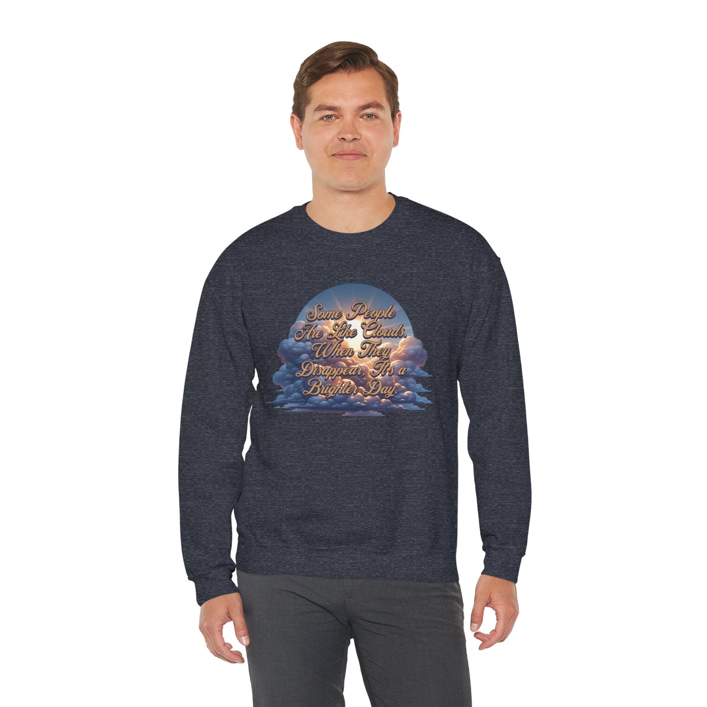 Cloudy People Unisex Crewneck Sweatshirt