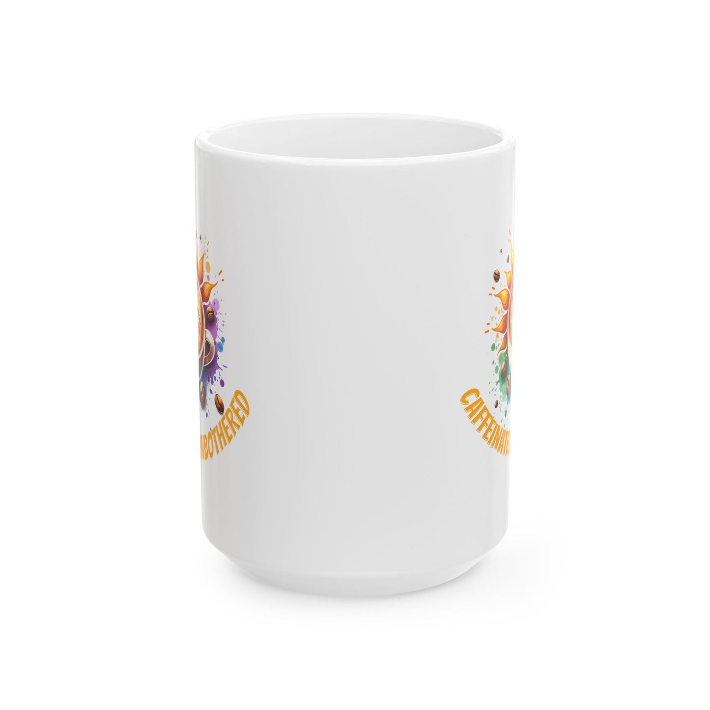 Caffeinated & Unbothered Ceramic Mug