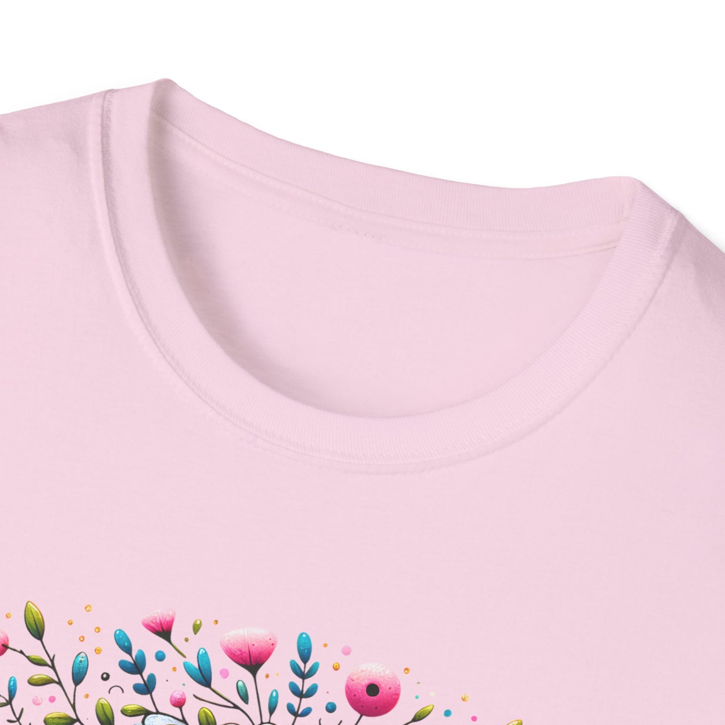 Floral Sugar Skull Unisex Graphic T-Shirt