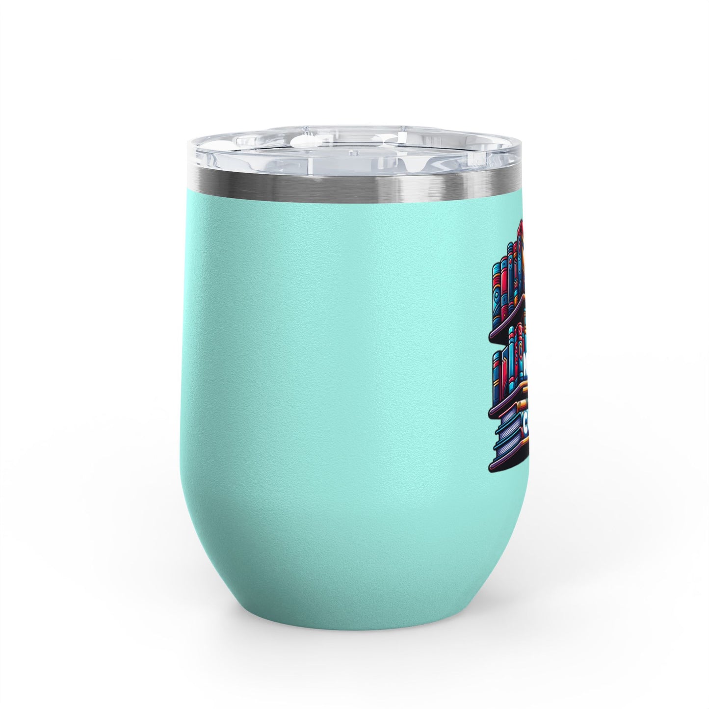 No Shelf Control 12oz Insulated Wine Tumbler