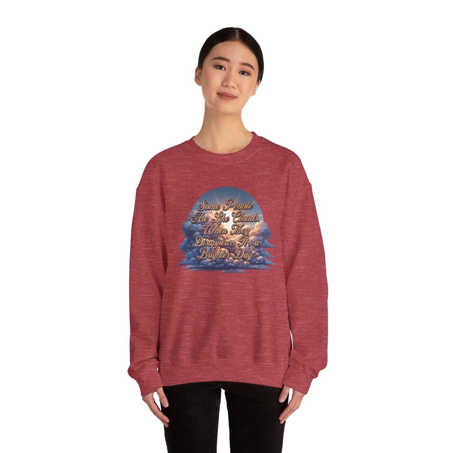 Cloudy People Unisex Crewneck Sweatshirt