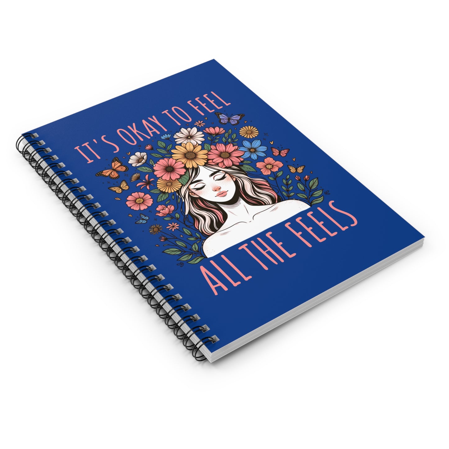 It’s Okay to Feel All the Feels Spiral Journal Notebook