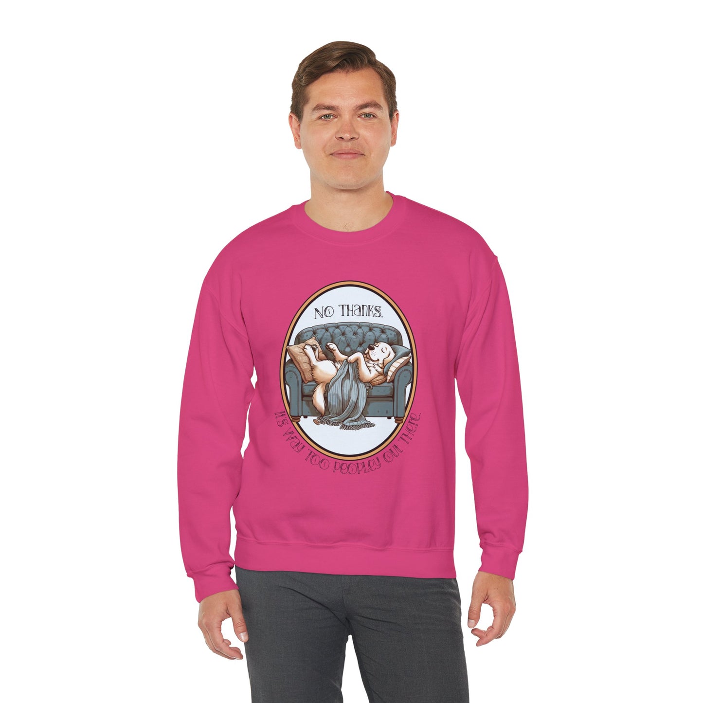 No Thanks Unisex Crewneck Sweatshirt
