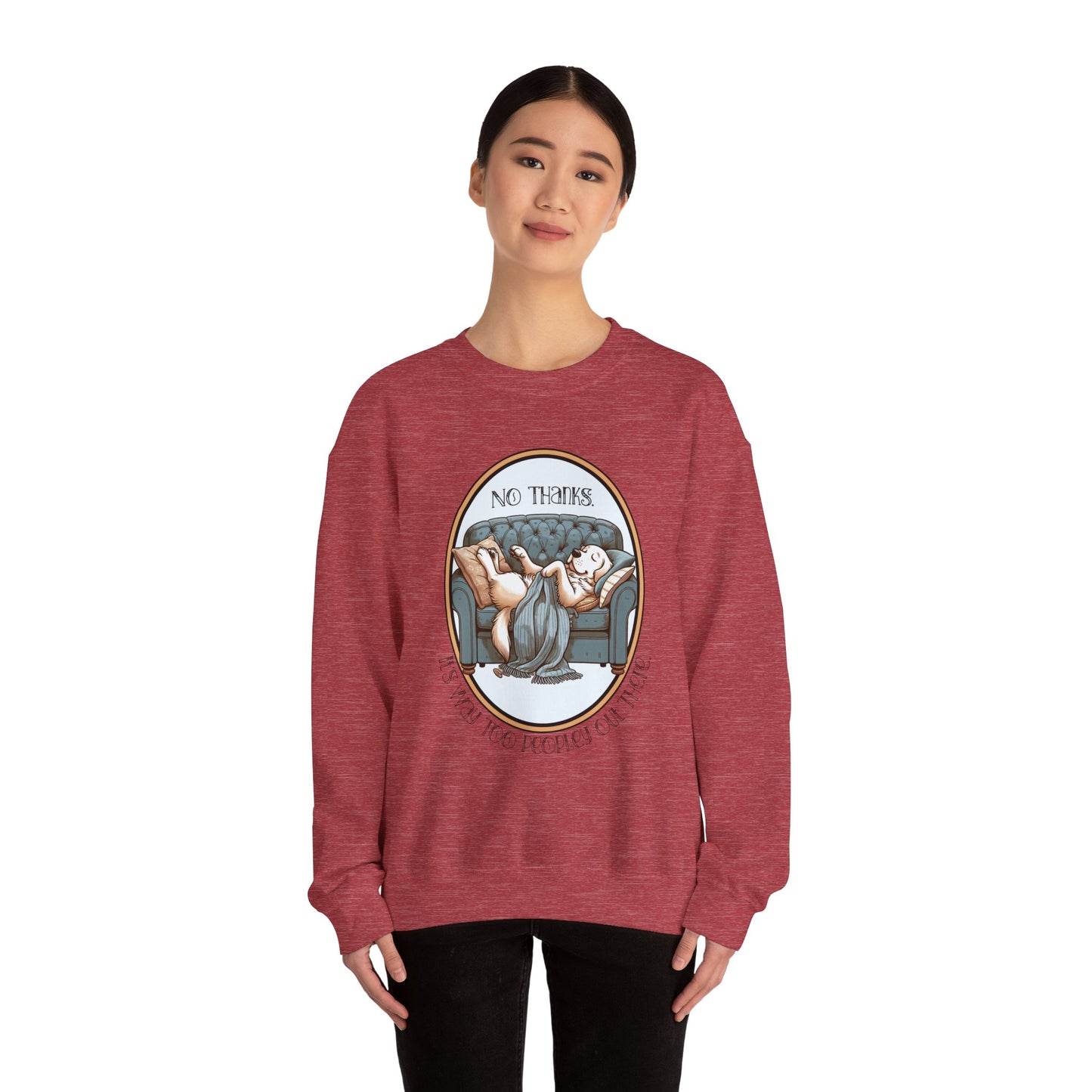 No Thanks Unisex Crewneck Sweatshirt