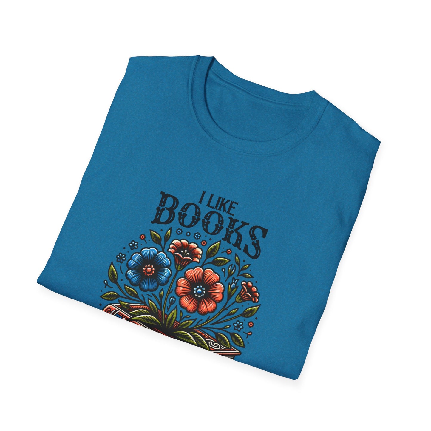 Books More Than People Unisex Graphic T-Shirt