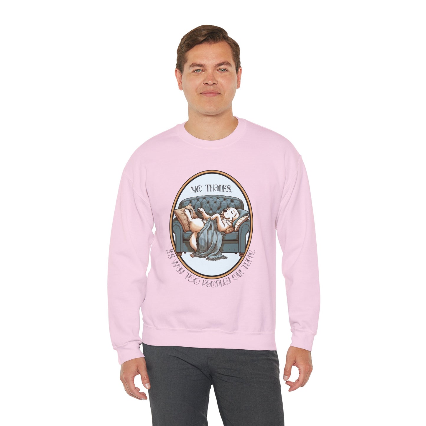 No Thanks Unisex Crewneck Sweatshirt