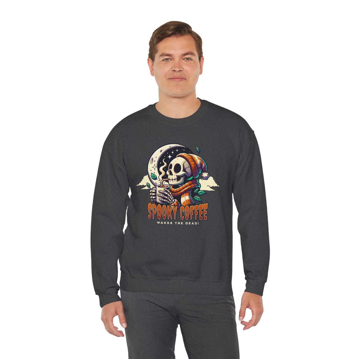 Spooky Coffee Crewneck Sweatshirt
