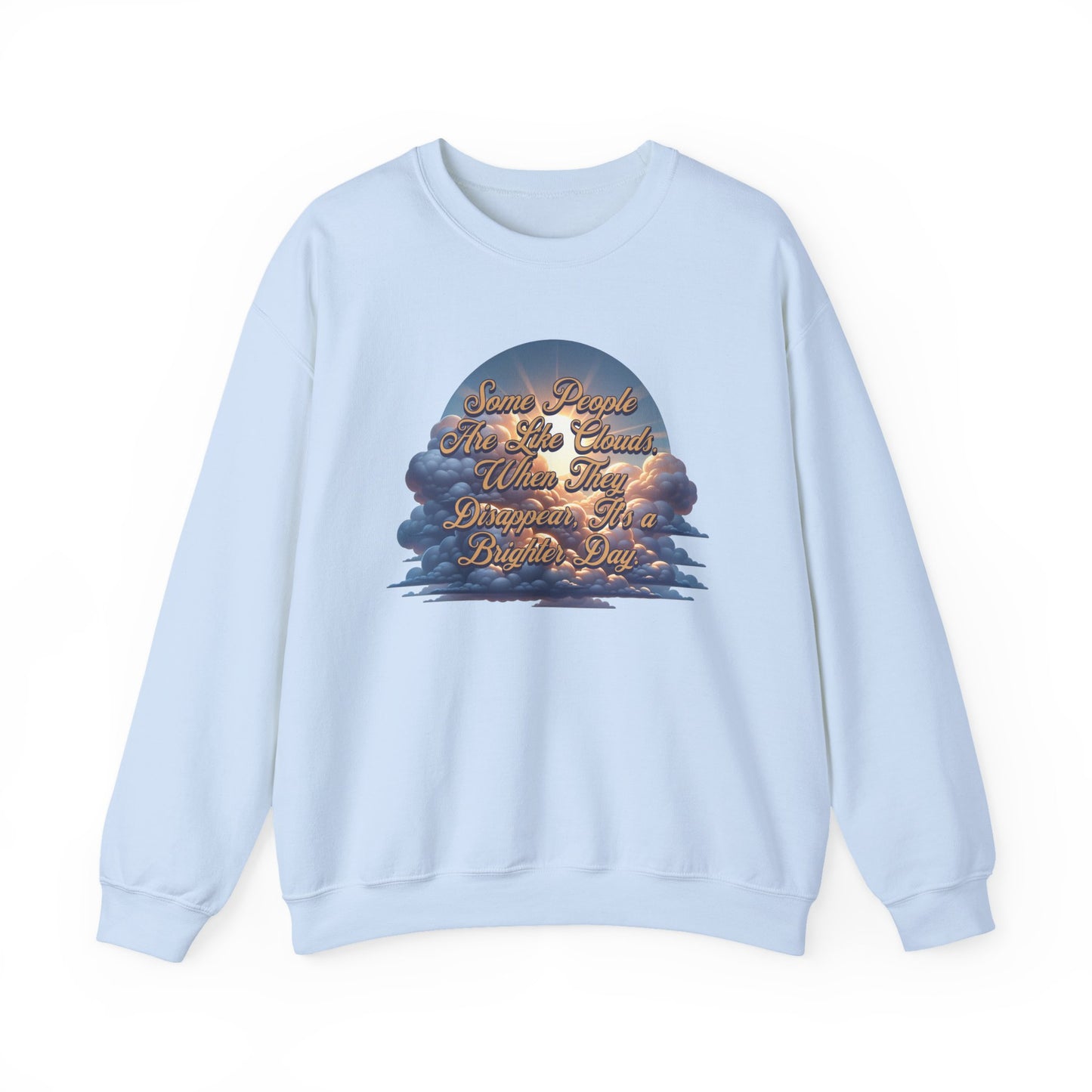 Cloudy People Unisex Crewneck Sweatshirt