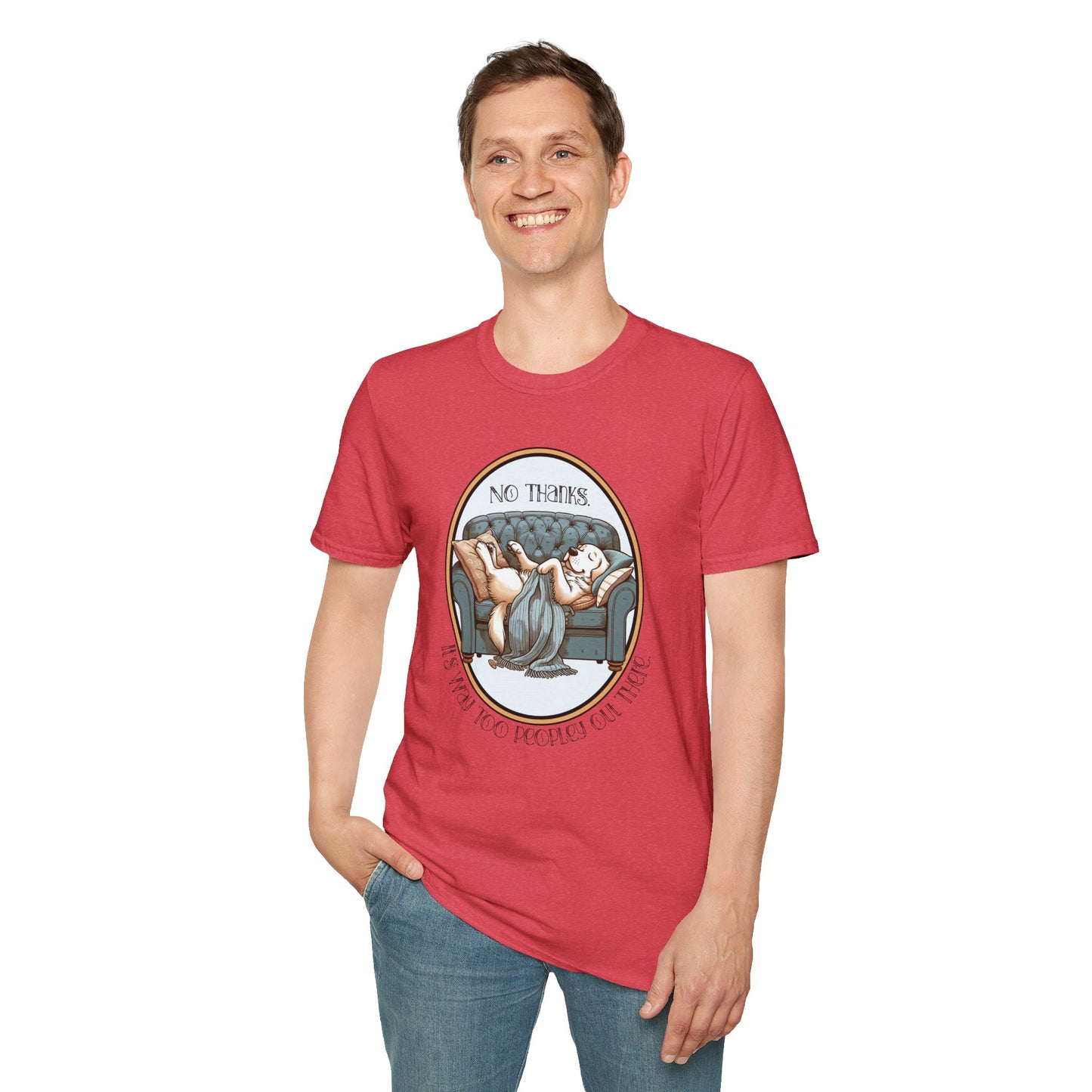 Way Too Peopley Out There Unisex Graphic T-Shirt