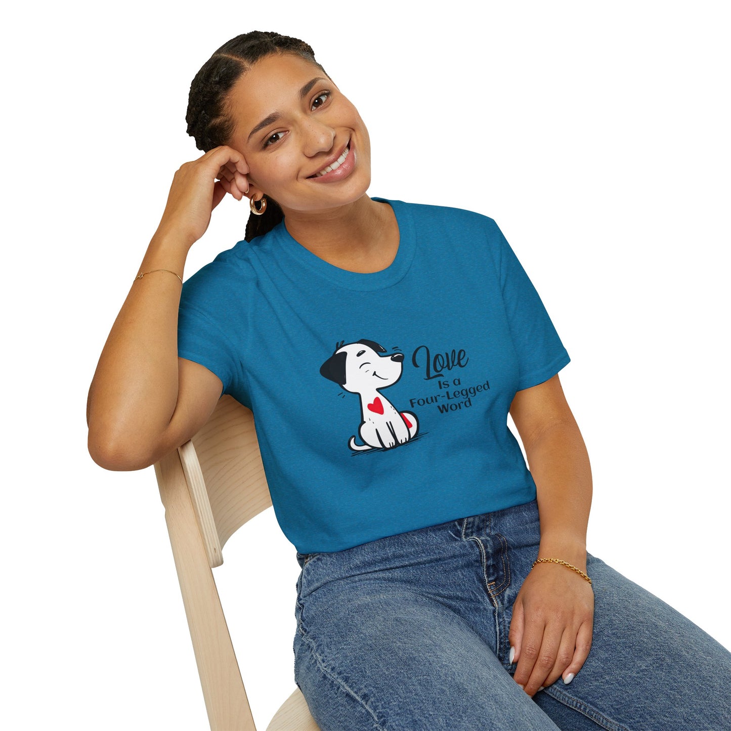 Love is a Four-Legged Word Unisex T-Shirt