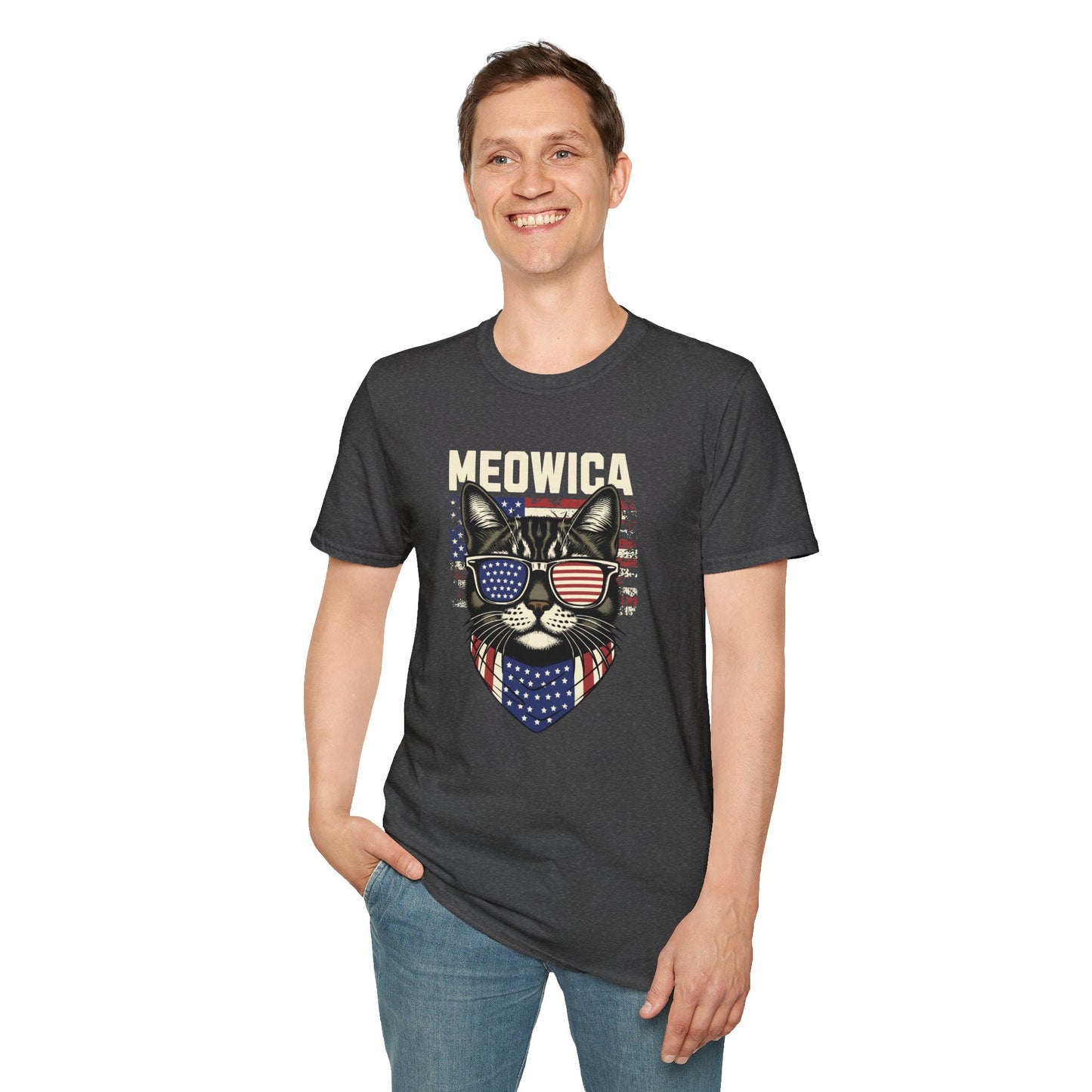 Meowica Cat Unisex Graphic T-Shirt