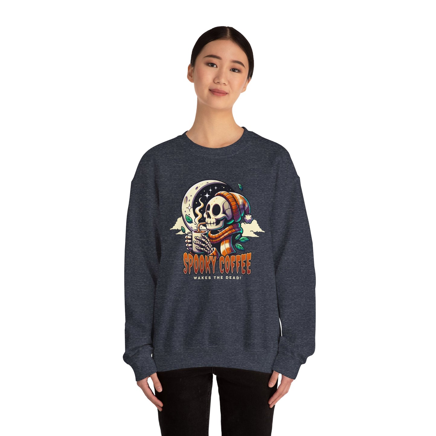 Spooky Coffee Crewneck Sweatshirt