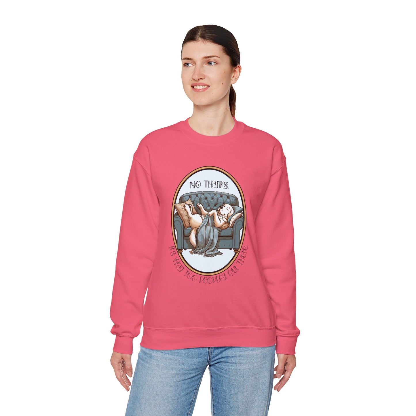 No Thanks Unisex Crewneck Sweatshirt
