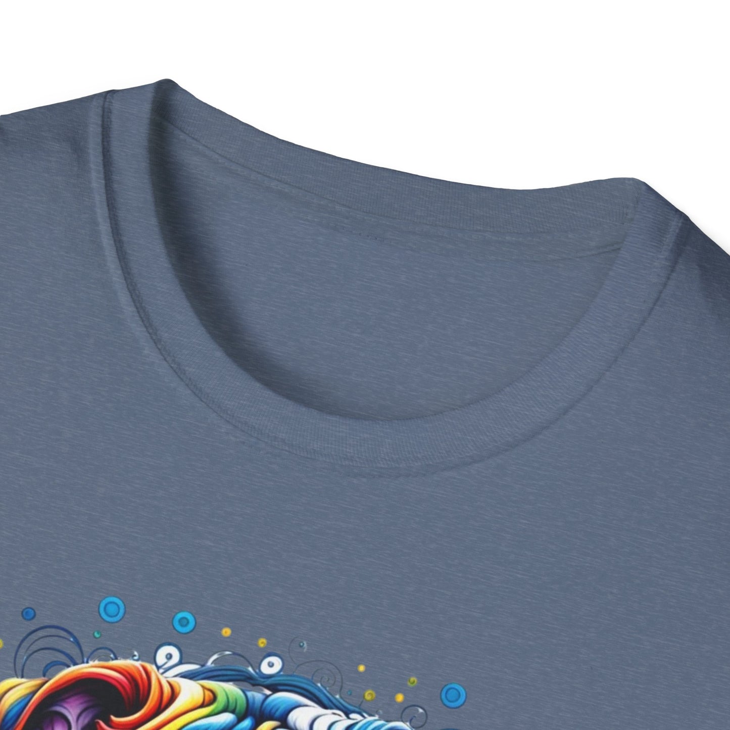Colorful Bulldog Unisex Graphic Tee