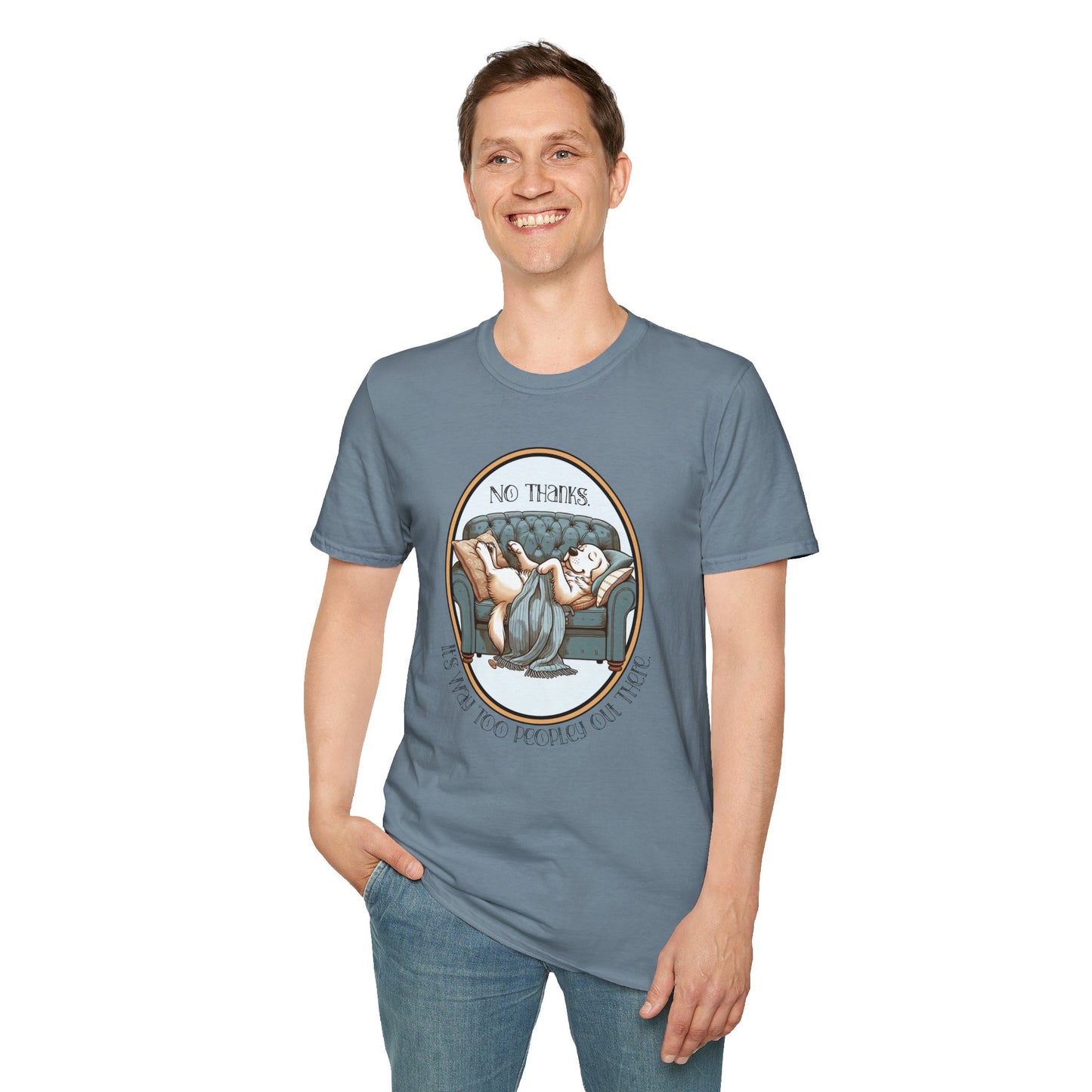 Way Too Peopley Out There Unisex Graphic T-Shirt