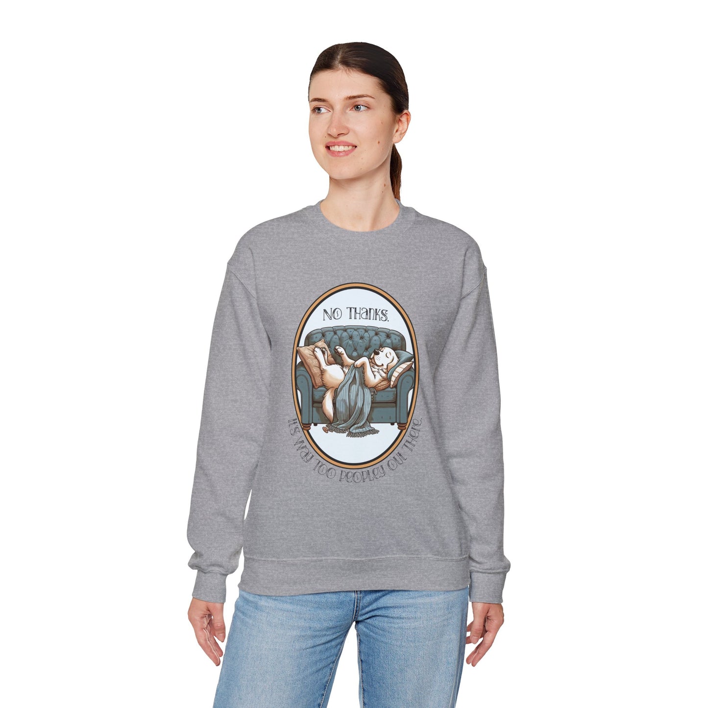 No Thanks Unisex Crewneck Sweatshirt