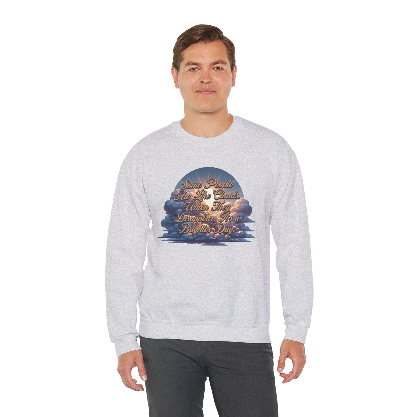 Cloudy People Unisex Crewneck Sweatshirt