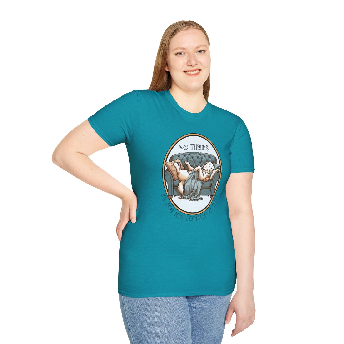 Way Too Peopley Out There Unisex Graphic T-Shirt
