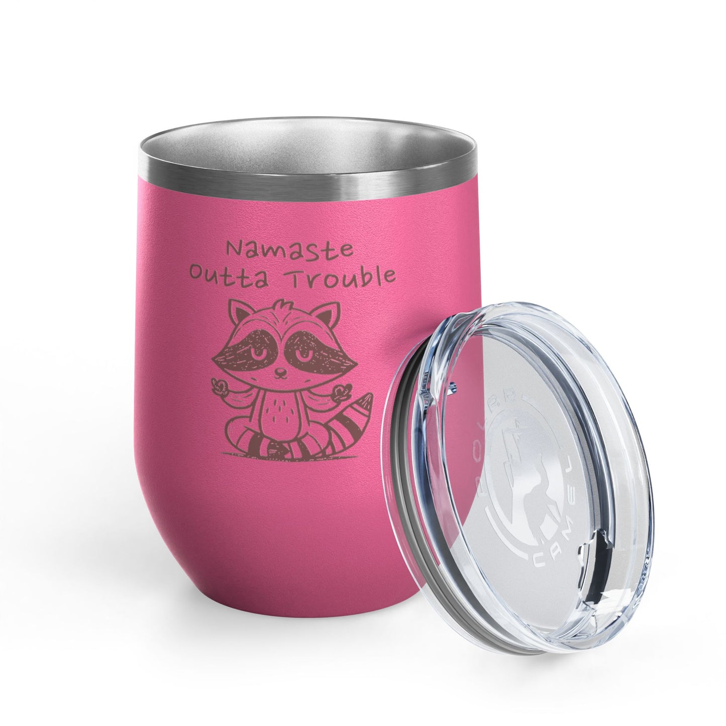 Namaste Outta Trouble 12oz. Insulated Wine Tumbler