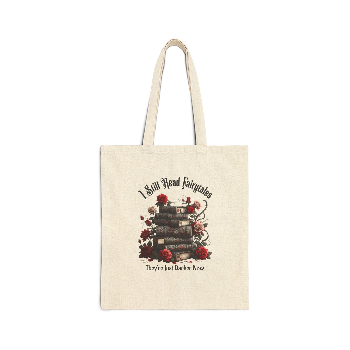 Dark Fairytale Cotton Canvas Tote Bag