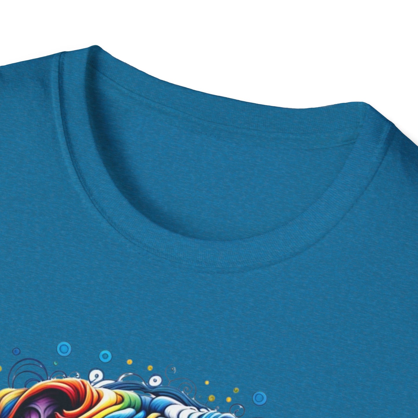 Colorful Bulldog Unisex Graphic Tee