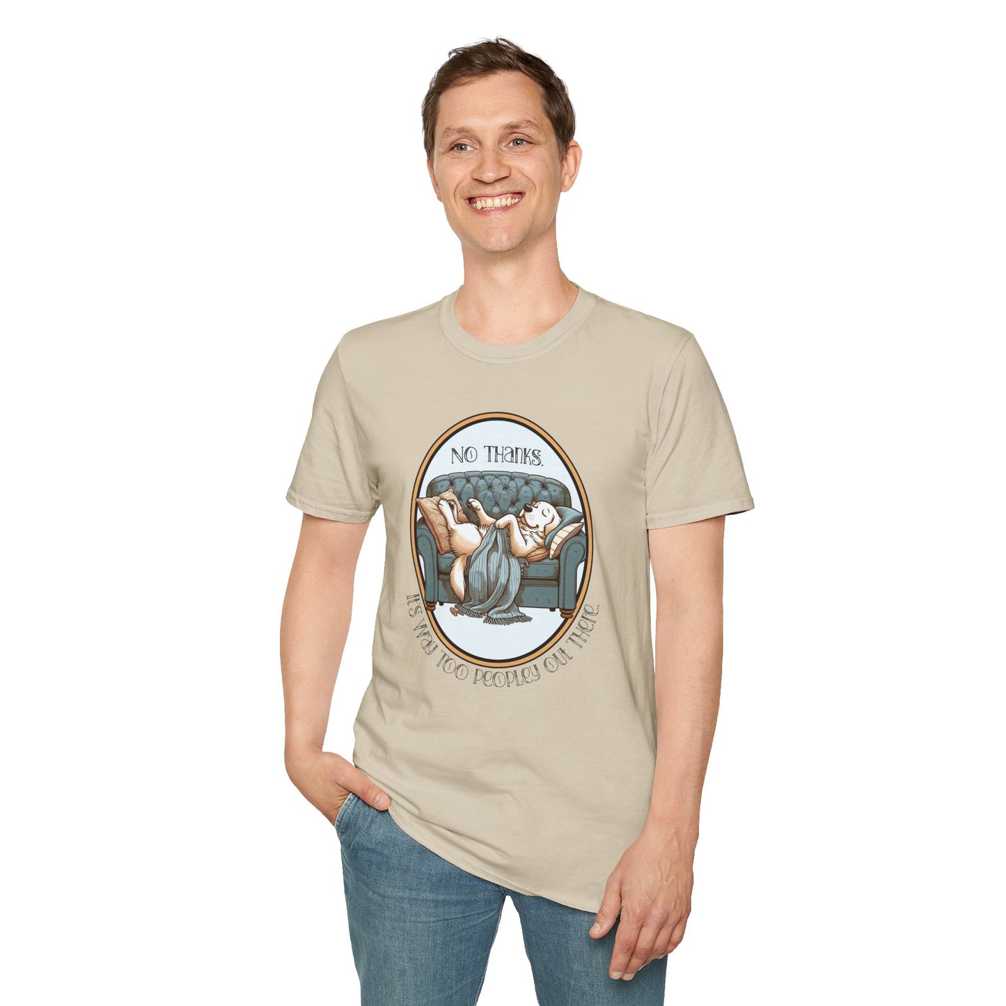 Way Too Peopley Out There Unisex Graphic T-Shirt