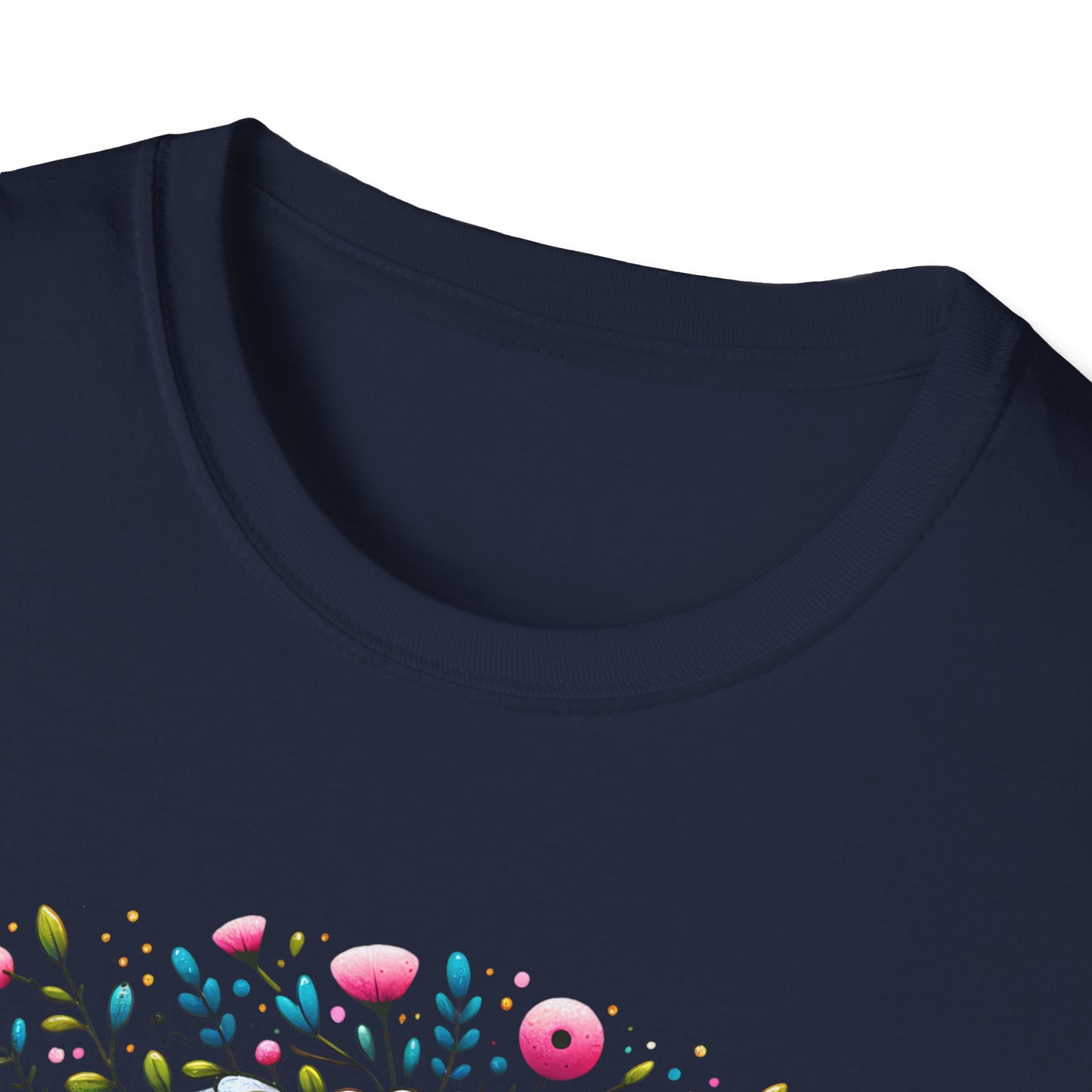 Floral Sugar Skull Unisex Graphic T-Shirt