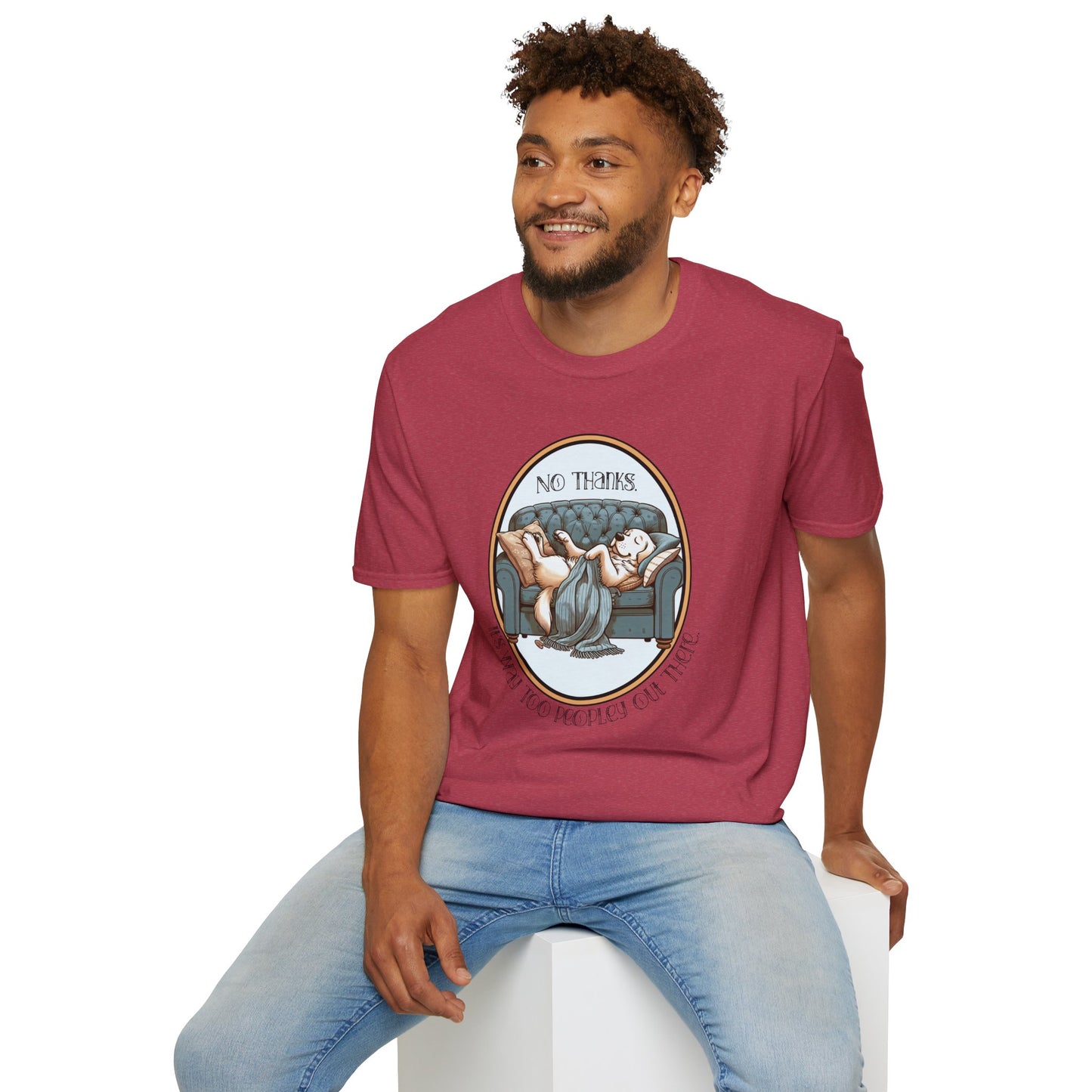 Way Too Peopley Out There Unisex Graphic T-Shirt