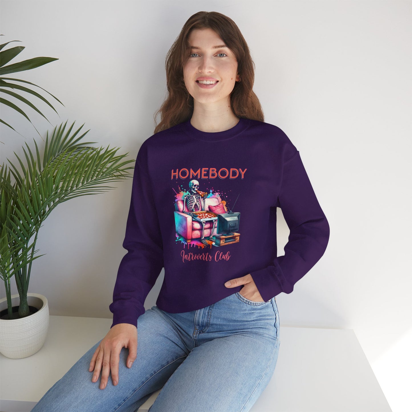 Homebody Unisex Crewneck Sweatshirt