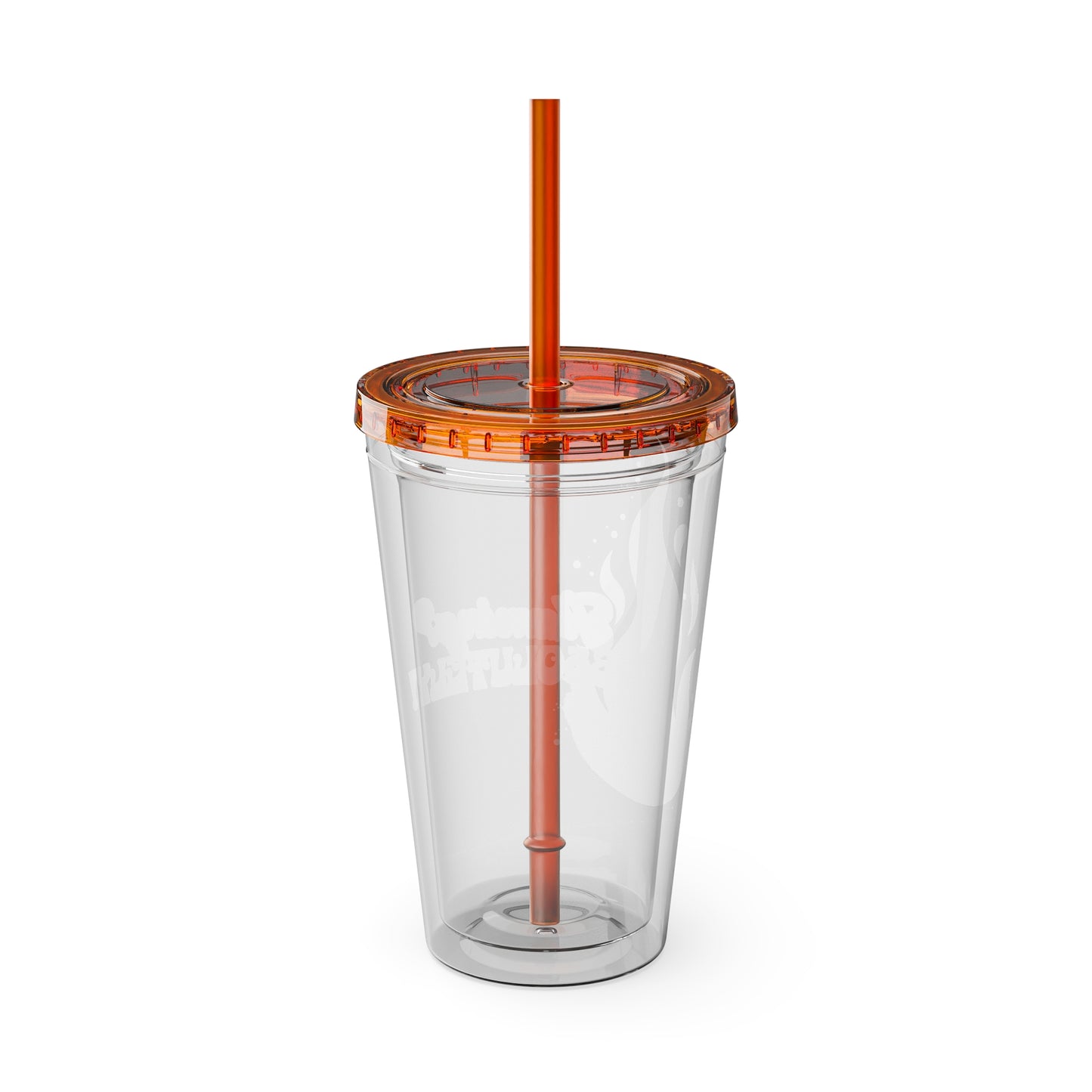 Flaming Pride 16oz Insulated Tumbler with Straw