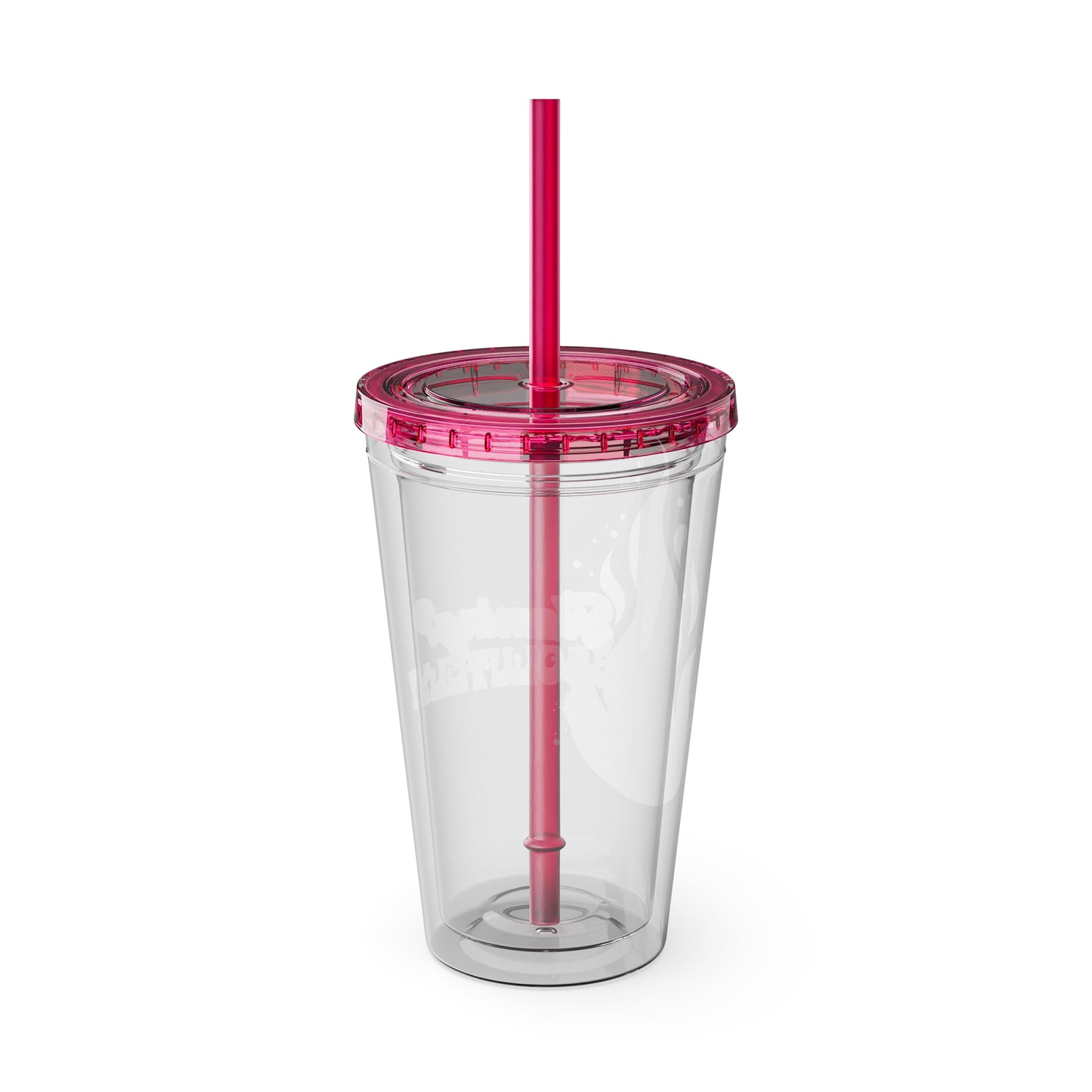 Flaming Pride 16oz Insulated Tumbler with Straw