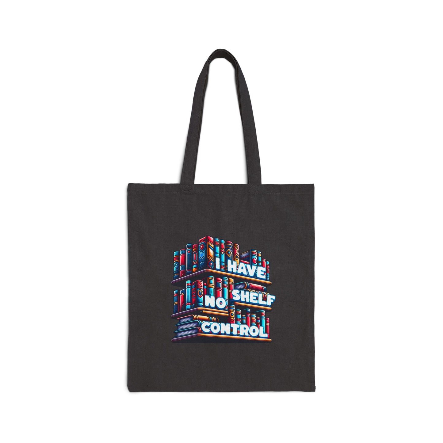 No Shelf Control Cotton Canvas Tote Bag